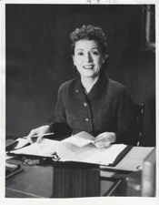 Original CBS Photo 2-1-55 Modern Romances Martha Scott