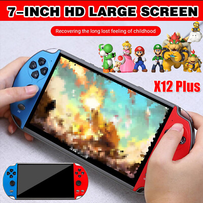 X12plus 16GB Handheld Spielkonsole 1000 Spiele MP4 7'' Video Game Consoles DHL
