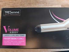 tresemme volume and body curling wand with clip and heat matt - NEW and unused