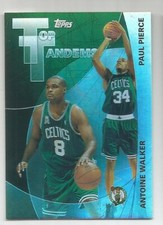 2002-03 Topps Top Tandems Antoine Walker Paul Pierce Card #TT1 Boston Celtics