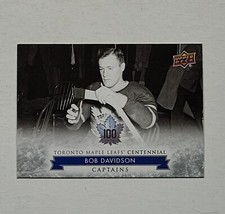 2017 Upper Deck Toronto Maple Leafs Centennial #104 Bob Davidson SP