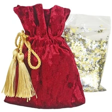 Kirks Folly Festive Red Velvet Folly Dust Bag