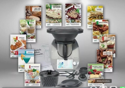 Vorwerk Thermomix TM6 + 2ter Mixtopf + XXL Zubehör Varoma TM 6 + 12 Kochbücher