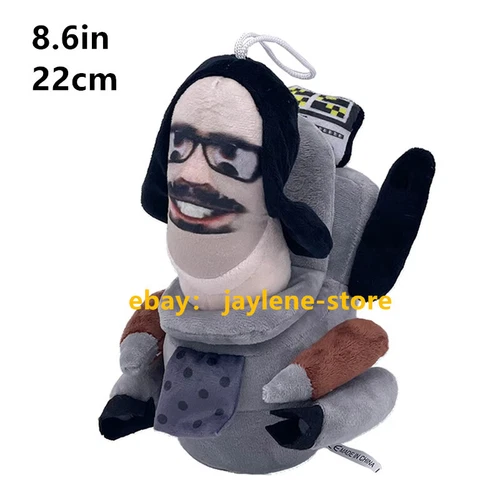 Skibidi 厕所 毛绒填充娃娃 玩具 泰坦 电视 男人 公仔 毛绒 儿童礼物 - Picture 26 of 71