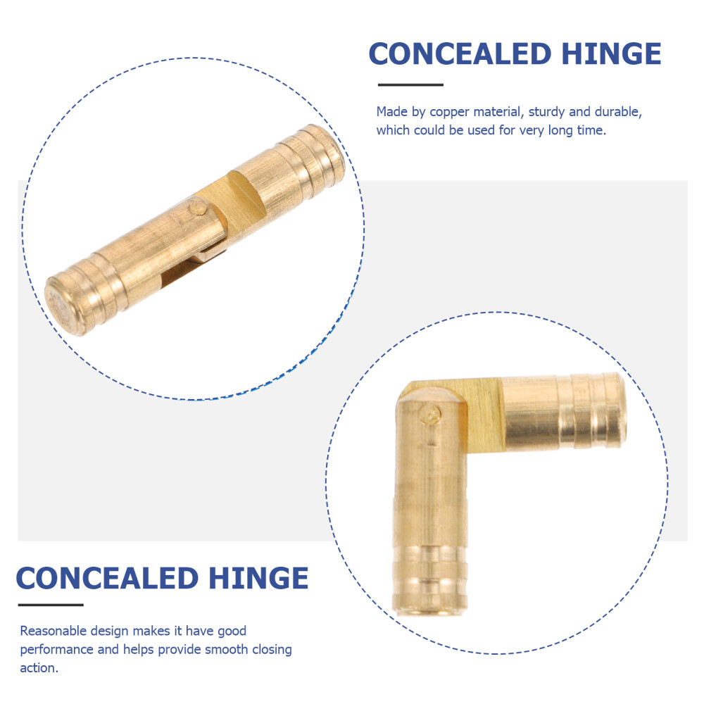 60 Pcs Hinges Box Wooden Box Hinges Hidden Hinge Small Hinges eBay