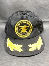 Vintage National Rifle Association of America Snapback Mesh Trucker Hat USA Cap