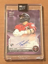 2022 TOPPS NOW #173C ROYCE LEWIS - AUTOGRAPH NUMBERED 9/25