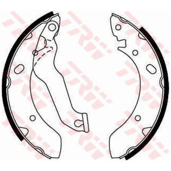 TRW Bremsbackensatz Bremsbacken Hinten FüR Hyundai Lantra I J-1 Coupe RD-image