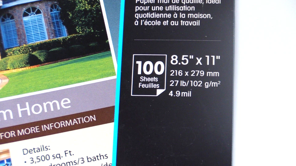 Lot of 2 Epson Presentation Matte Paper 8.5 X 11 Ink Jet 27 lb. 100 Sheets NEW! - Image 4 of 4