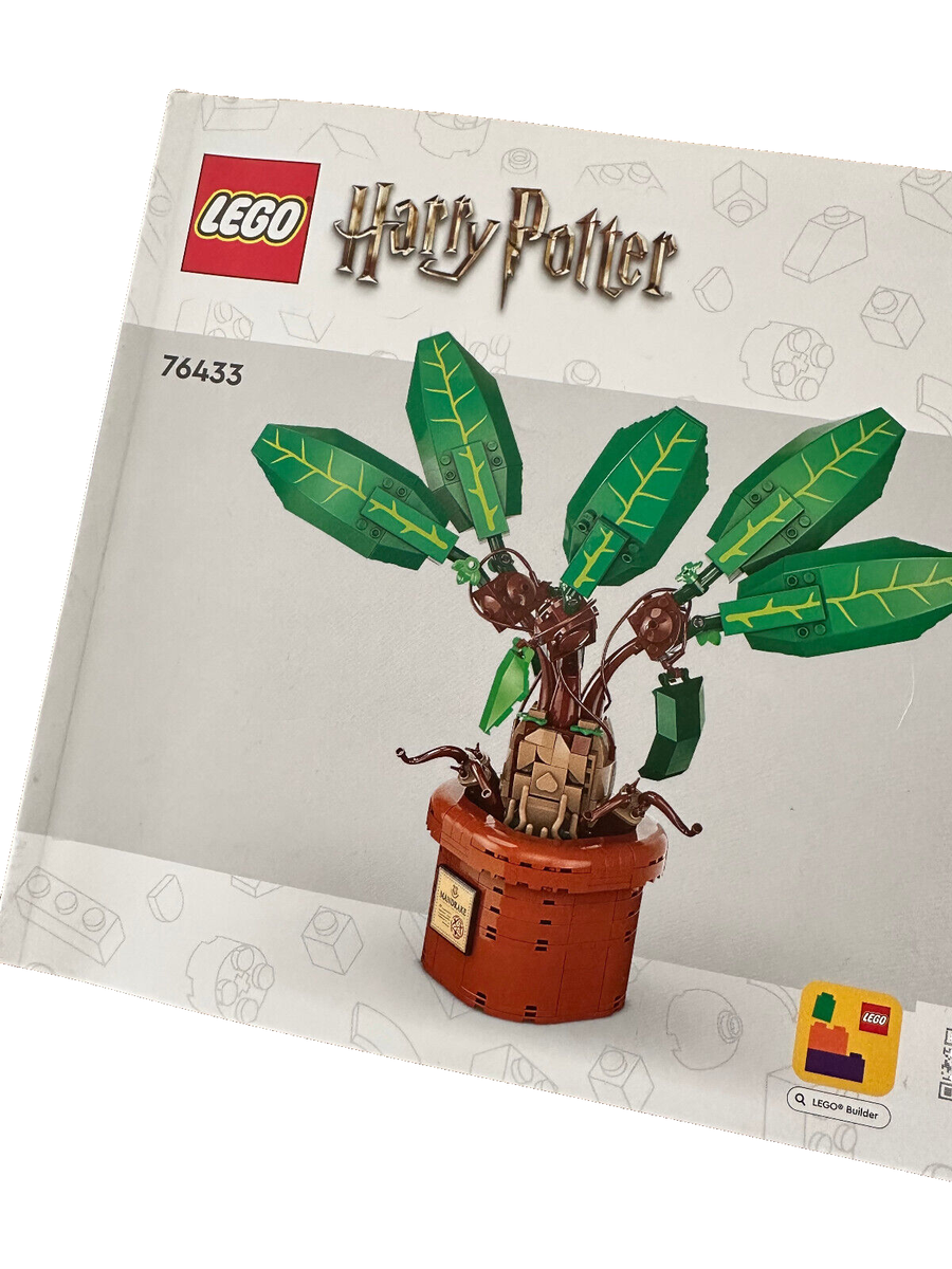 Lego Harry Potter Mandrake Set INSTRUCTION MANUAL ONLY 76433