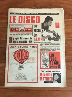 Journal le hérisson No. 1749 FROM 25 TO 31 OCTOBER 1979