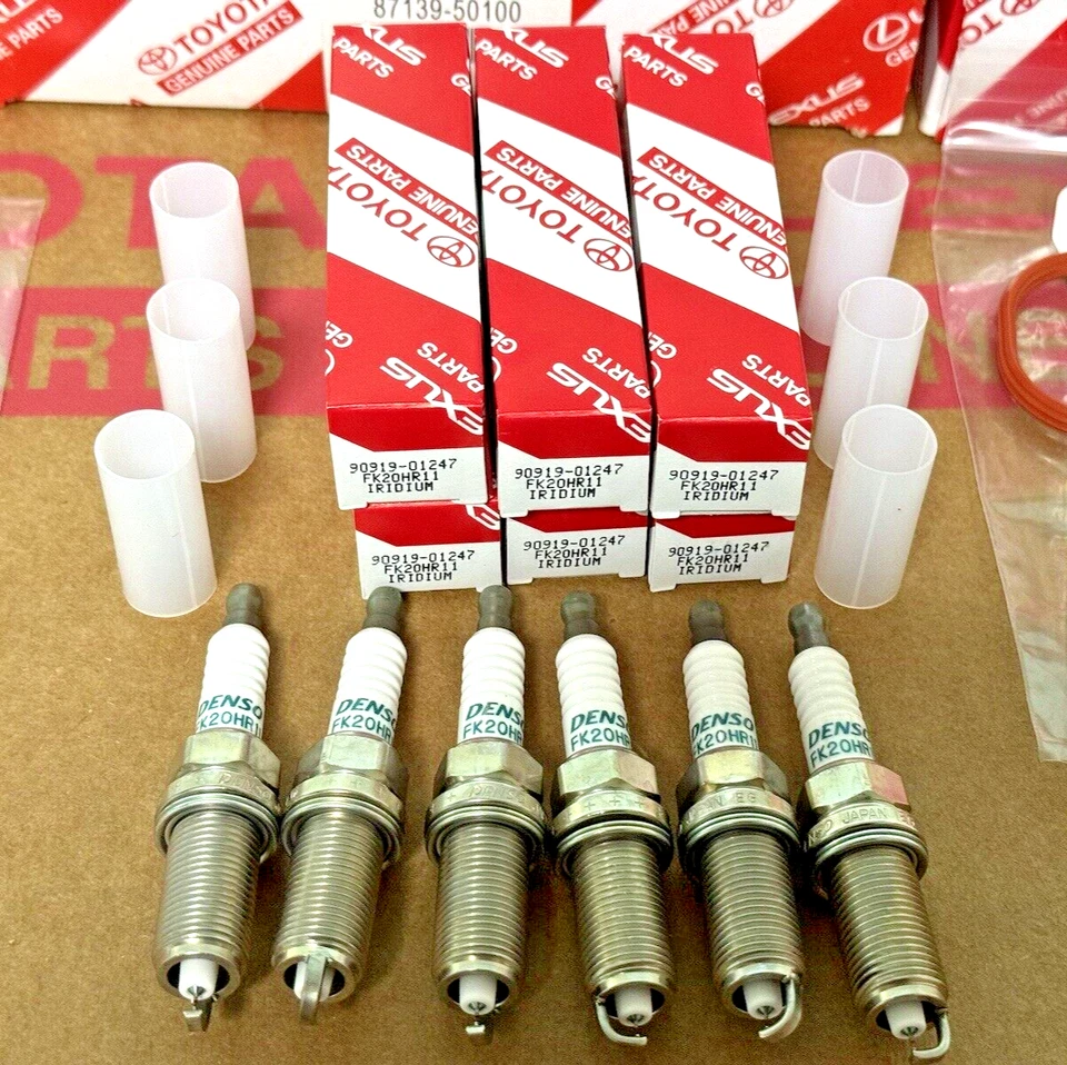 2011-16 Toyota Sienna Tune Up Kit Spark Plugs Air,Cabin&Oil Filters GENUINE OEM - Image 3 of 4
