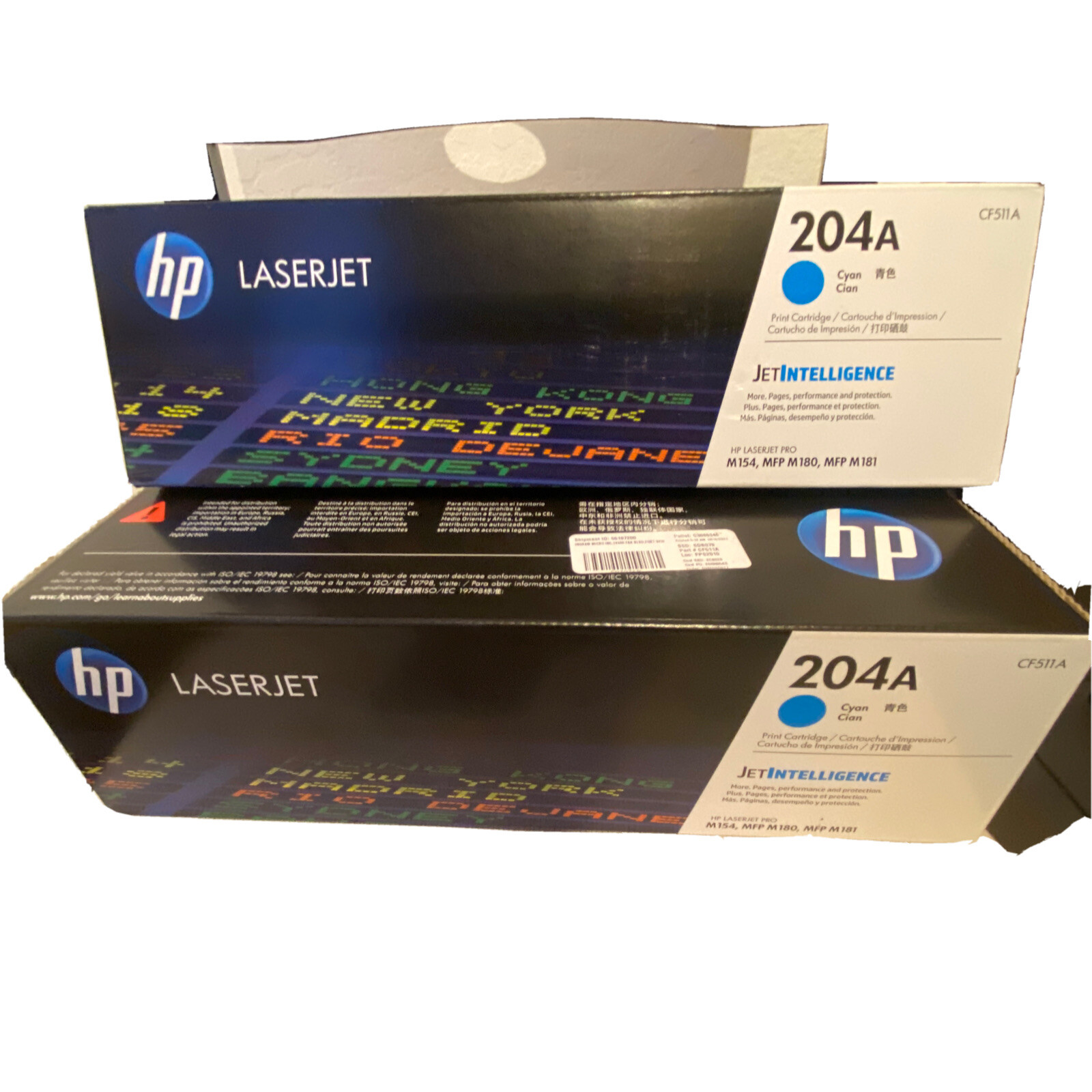 HP 204A CF511A Cyan Toner Cartridge - Factory Sealed-image