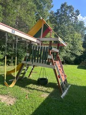 Durable swing set multi-color