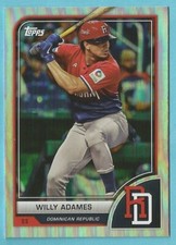 2023 World Baseball Classic Willy Adames Foil Refractor Dominican Republic
