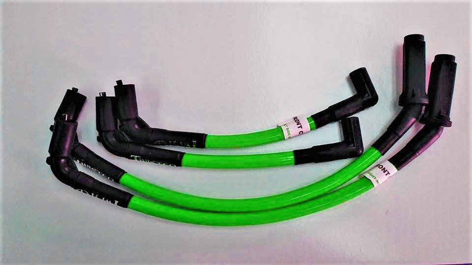 TWISTED 12mm SPARK PLUG WIRES HARLEY M8 SOFTAIL HERITAGE DELUXE SLIM