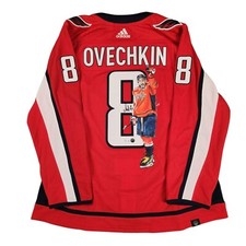 1/1 Alexander OVECHKIN Signed & Painted Washington Capitals 