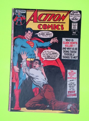 Action Comics #409 Vol. 1 1972 DC Comics 5.0 Comic Book K85-161