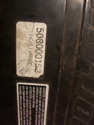 2001 SKI-DOO MXZ 800 ZX chassis airbox air intake box breather