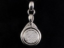 Tamara Comolli ciondolo brillante roulette circa 1,10 ct 26,4 g oro bianco 750/-