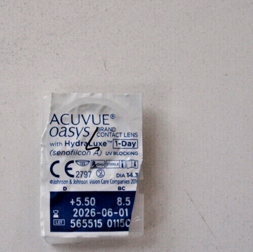 ACUVUE Oasys Tageslinsen +5.50 1Stück - Bild 1 von 1