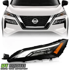 For 2021-2023 Nissan Rogue w/ Halogen Signal LED DRL Upper Headlight - Driver LH