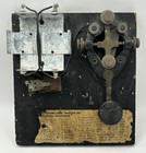 Antyczny klucz telegraficzny Vintage Morse Code Practice Machine J-37 Steampunk