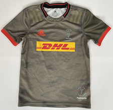 Adidas Harlequins 2021/22 Rugby Jersey Kids 11-12 Years L Third European DHL