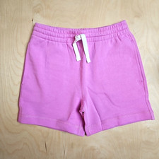 NWT Hanna Andersson FUCHSIA PINK FRENCH TERRY MIDI SWEAT SHORTS 130 8 30