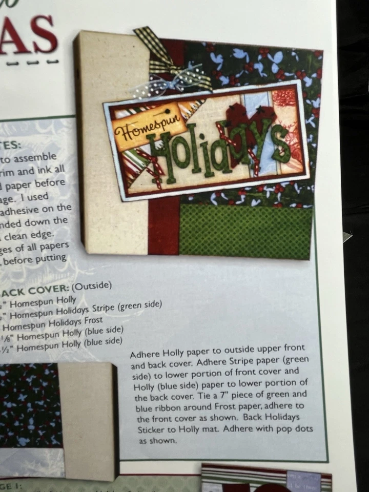 Libro de cuenta regresiva para vacaciones de Navidad de Bo Bunny Foto 4 de 4