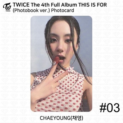 TWICE 4th Full Album THIS IS FOR Photobook / Digipack ver