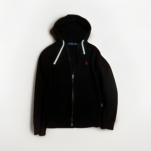 Ralph Lauren Zip Hoodie Black | eBay