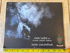 Our Lady of Clear Creek Abbey - 12-Months - 2026 Wall Calendar - Majestic Monks!