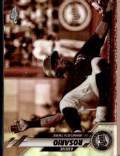 2020 Topps Chrome #78 Eddie Rosario Sepia Refractor