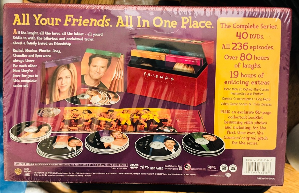 Friends - The Complete Series Collection (DVD, 2006, 40-Disc Set