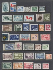 Canada Stamps 1965-1967 SG562/72;574;576/590;594;596/7;611/15 CV £37.2