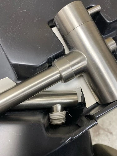 Signature Hardware SHSR7010ZBN Retrofit Shower with Slide Bar - Brushed Nickel - Picture 2 of 3