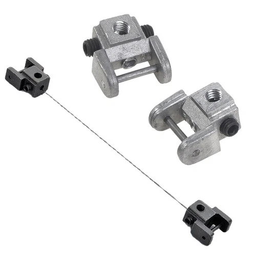 2 Pieces Scroll Saw Blades Holders Pin-less Blade Clamps Universal Parts