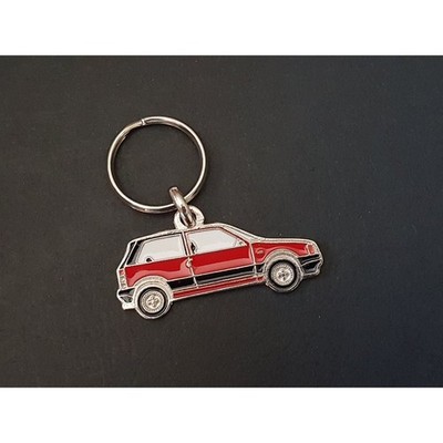 Schlüsselanhänger Profil Fiat Uno Turbo i.e., Fire ie, Innocenti Mille Clip (...