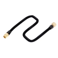 24" Non-Whistle Flexible Flex Gas Line Connector Kit For NG or LP fireplaces