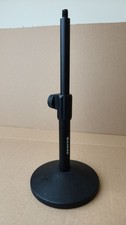BILIONE Desktop Microphone Stand Upgraded - Compact in Black - height adjustable