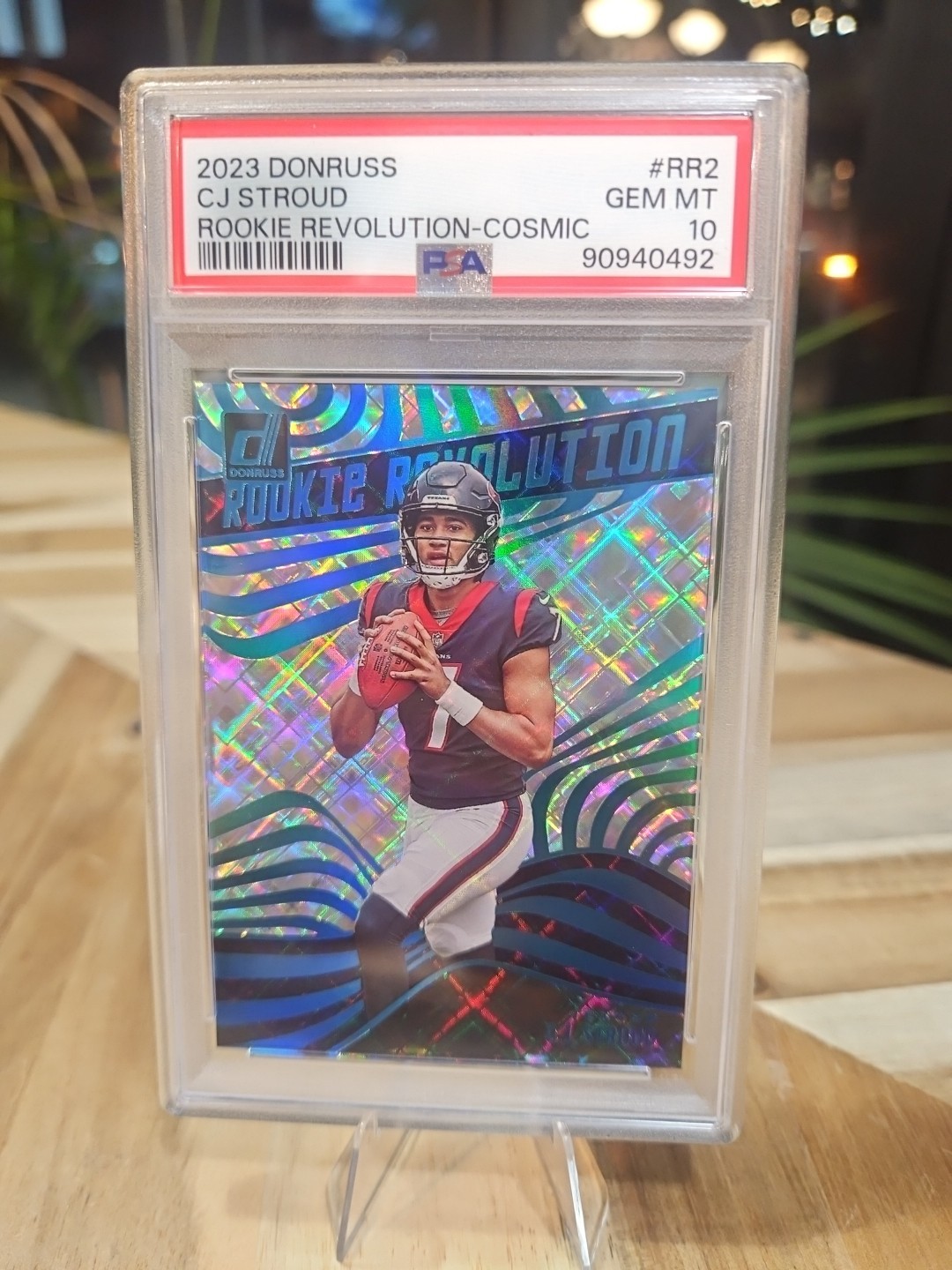 2023 Donruss Rookie Revolution C.J. Stroud #RR-2 Cosmic SSP /100  PSA 10