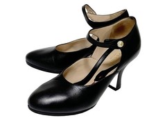 Gucci Pumps Leather Black Women's Size EU35/US5