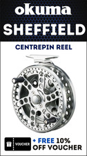 Okuma Sheffield Centrepin Reel – Smooth Precision for Serious Float Fishing