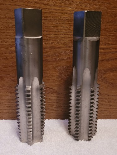 1 5/8"- 5 MORSE TAPER TAP & 1 5/8"- 5 UNBRANDED BOTTOM TAP COMBO 
