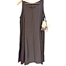 Jessica McClintock Gunne Sax 90s Black Minimalist Shift Dress VTG 90 Deadstock