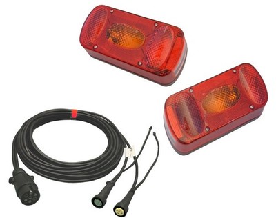 Aspöck Midipoint 2 Set Leuchten rechts + links + Kabel 9,5m 7 polig (96.54 /1Stk