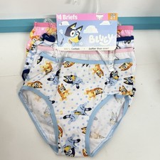 Girls Bluey 4T Panties Briefs 4 Pair New Free Shipping