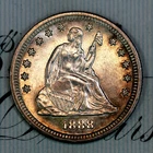 * 1888-S * SOLID+ GEM BU MS SEATED LIBERTY QUARTER * FROM ORIGINAL COLLECTION
