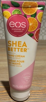   EOS SHEA BETTER HAND CREAM - PINK CITRUS  2.5 FL OZ. NEW, UNOPENED